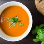 Potage à la musquée et au basilic