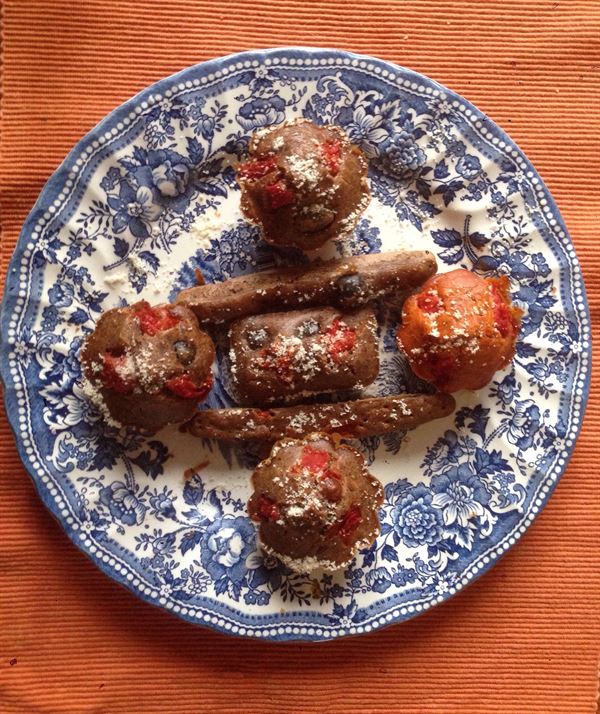 recette Mini-marbrés tomate et tapenade