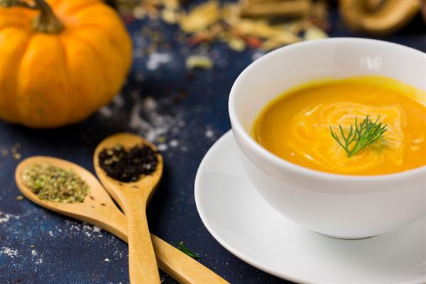 recette Velouté de butternut à la cannelle au Companion