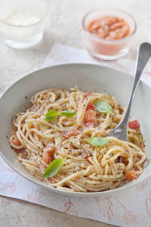 recette les pâtes à l'ail