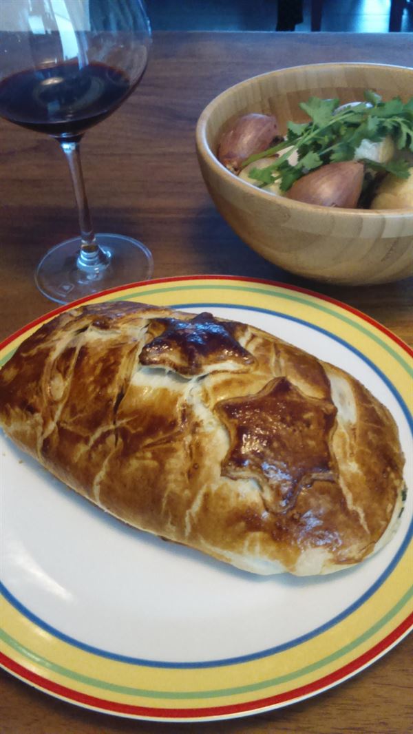 Rôti de bœuf en croûte échalotes et coriandre