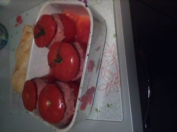 Tomates farcies aux 3 viandes