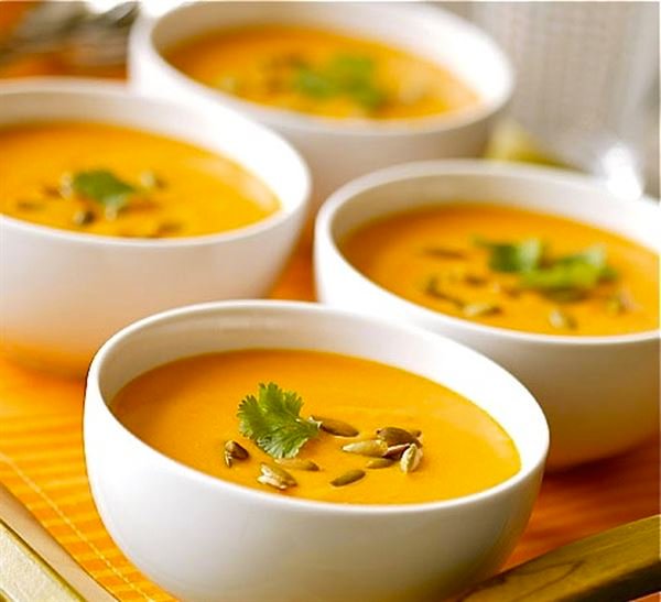 Soupe carottes curry kiri