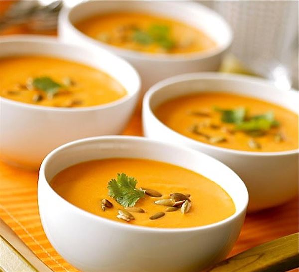 Soupe carottes curry kiri