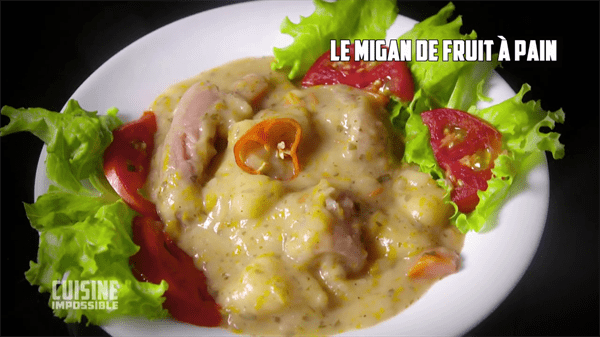 Le Migan de fruits à pain à la queue de cochon de Julien Duboué