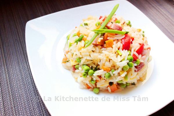 Riz aux lardons