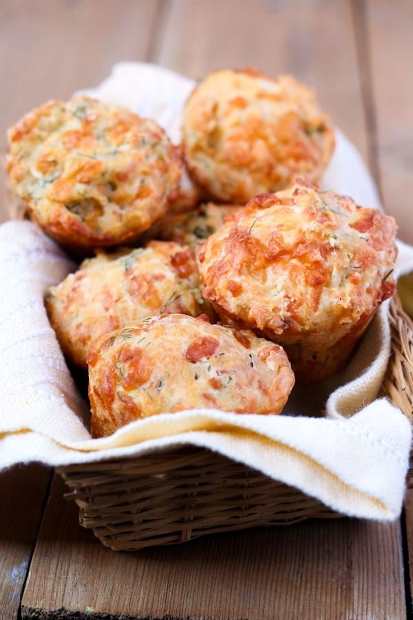 Muffins fromages et oignon