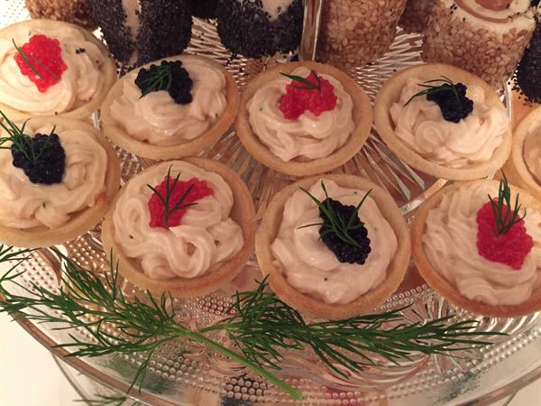 Tartelettes mousse de saumon