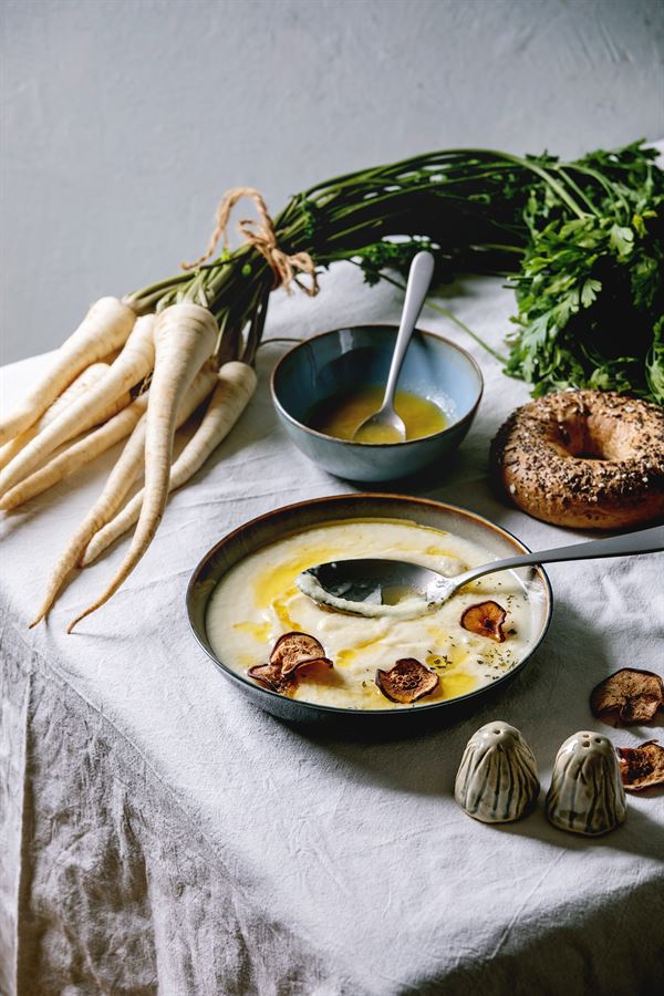 Soupe aux panais et topinambours