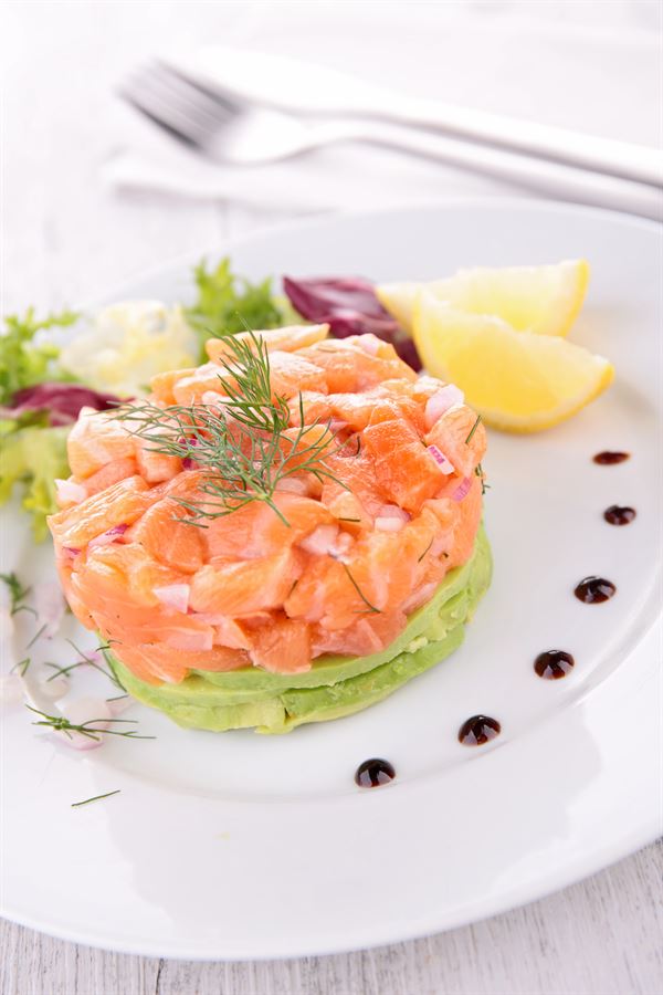 Tartare de saumon (simple)