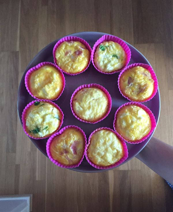 Muffins salés sans pâte