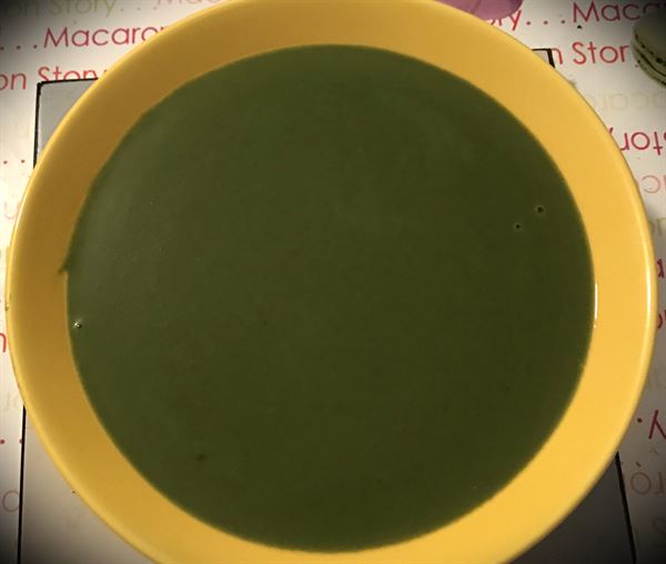 Soupe d'épinards au boursin
