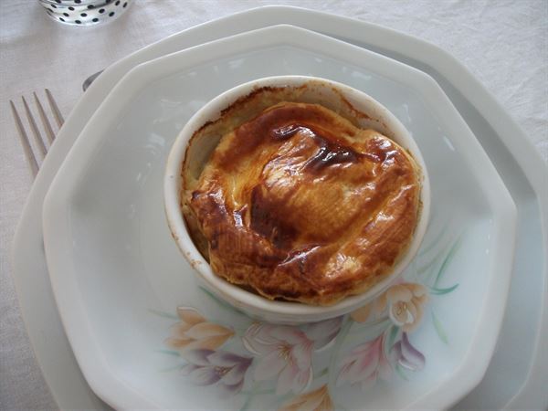 recette Ramequins feuilletés lotte et fruits de mer
