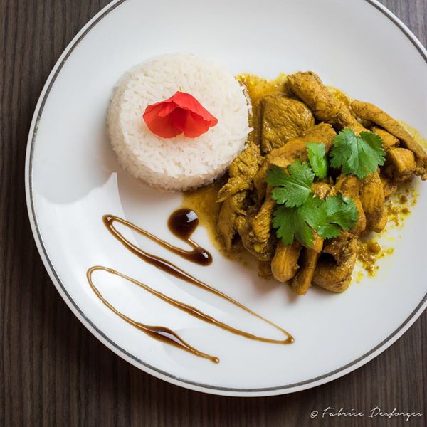 recette Poulet mariné au curcuma