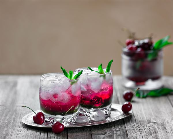 Sirop de cerises cuites