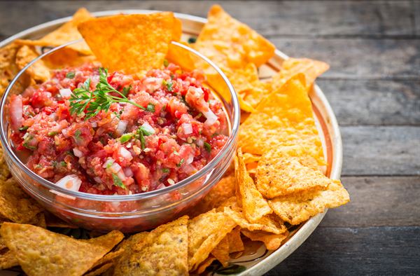 Salsa pour servir avec nachos