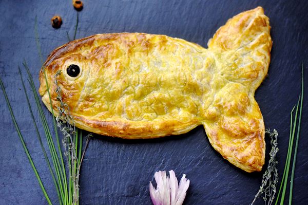 recette Truite saumonée en croûte