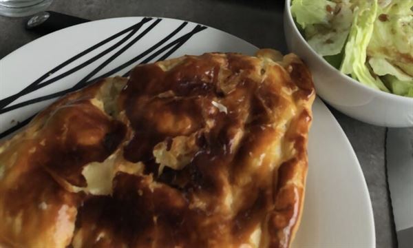 Chausson au chèvre et poulet (recette minceur)