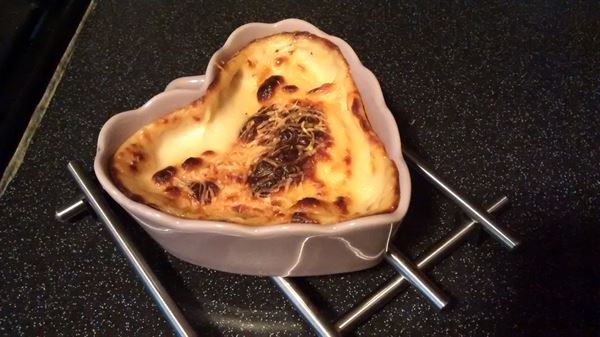 Gratin de quenelles au goût relevé