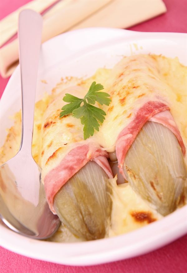 Endives au jambon légères