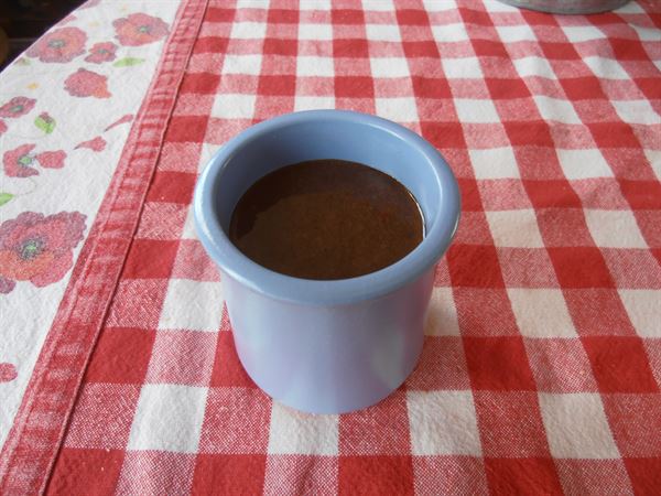 Mousse au chocolat à la poudre d'amande