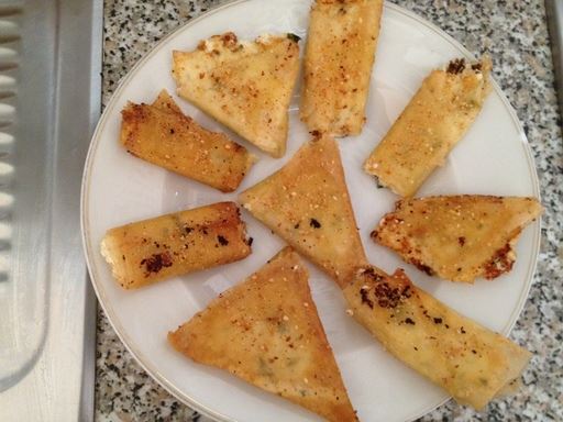 Feuilles de brick à la feta