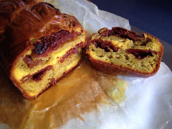 Cake d'été au pesto