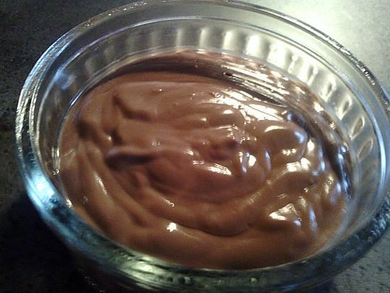 Crème au chocolat (sans gluten)