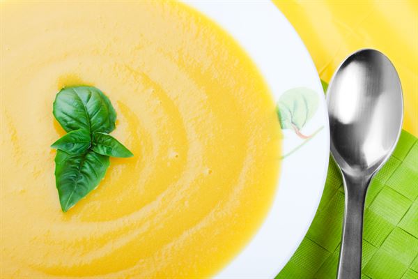 Soupe au potiron au mascarpone