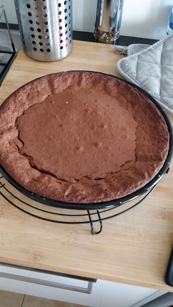 gâteau au chocolat sans jaunes d'oeufs