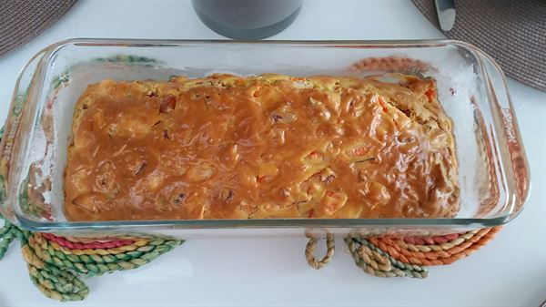Cake aux carottes et jambon