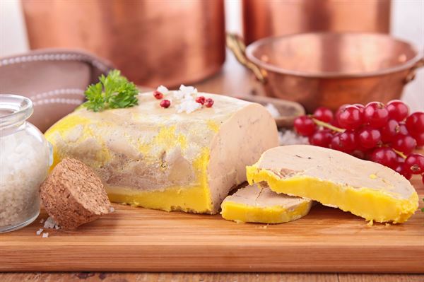 recette Foie gras au sel