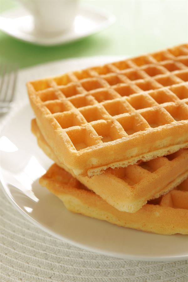 Gaufres à la fleur d'oranger