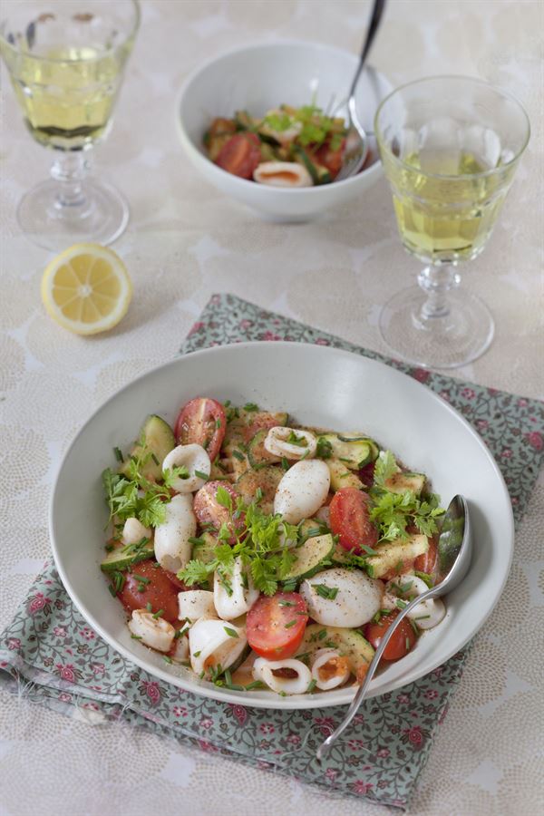 Fricassée de calamars à l'italienne