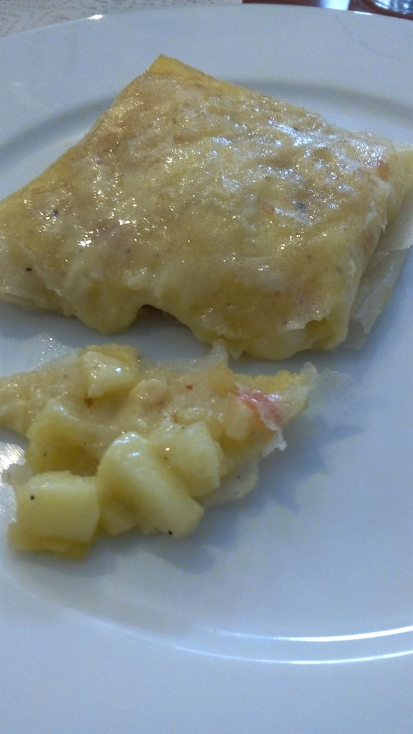 Bricks au reblochon et au pommes