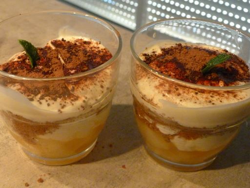 Tiramisu poire vanille