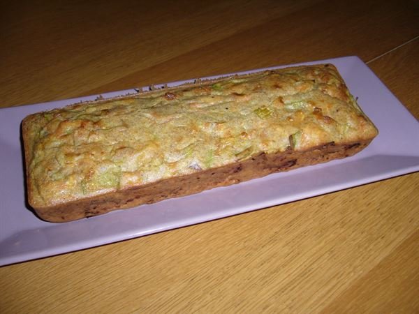 Cake au saumon et poireaux (sans gluten)