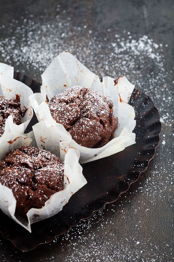 Muffins chocolat fondant Nutella