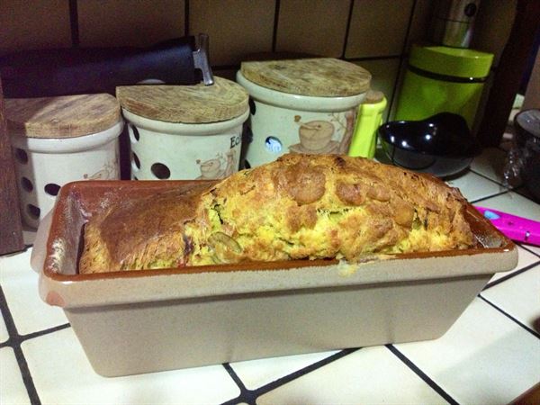 cake feta-jambon-tomate