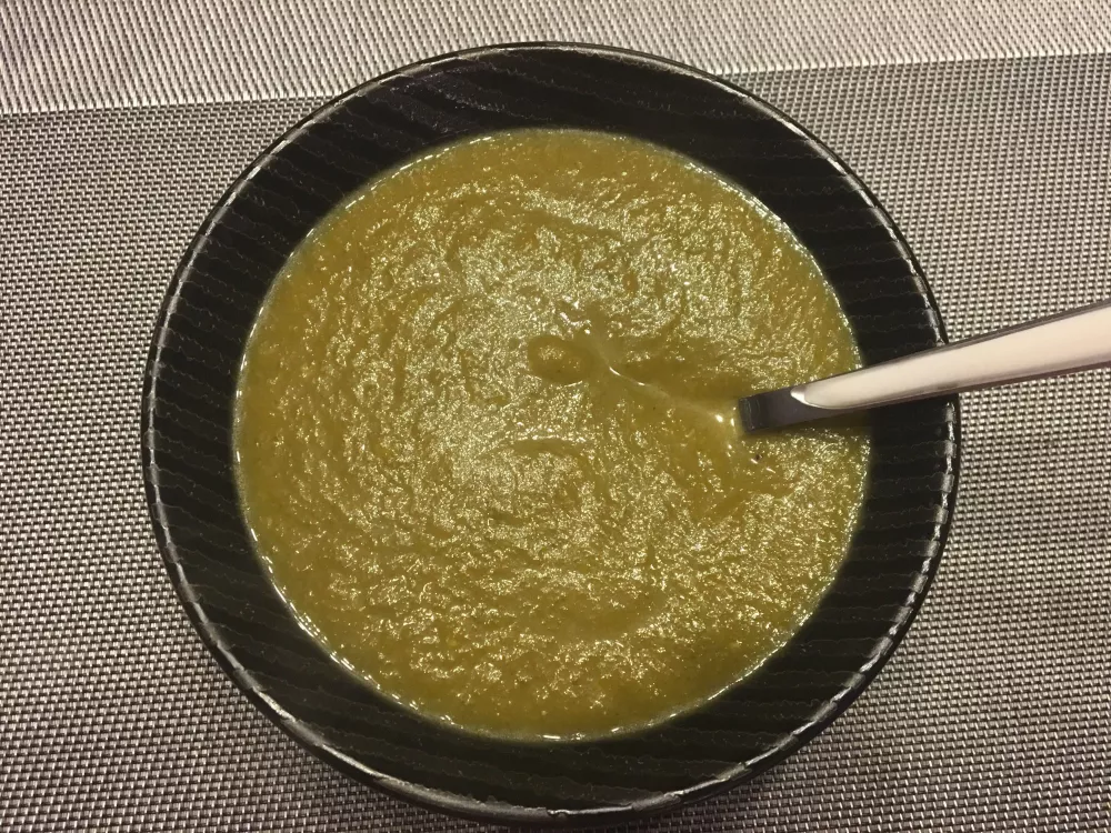 Soupe de légumes au cresson