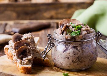 Terrine de champignons vegan