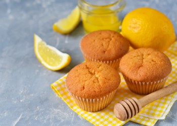 Muffins citron miel amandes
