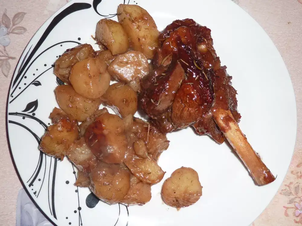 Souris d'agneau au thym