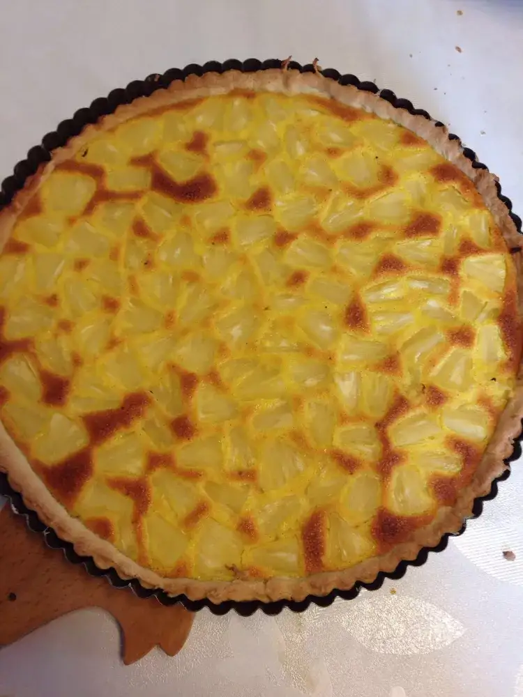 Tarte ananas et noix de coco (créole)