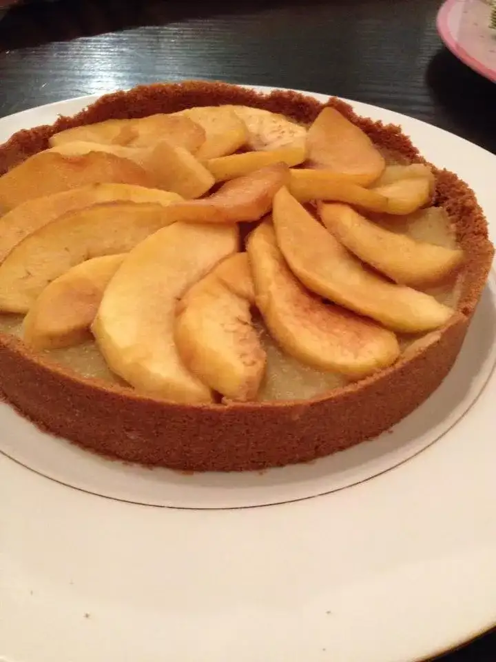 Tarte aux pommes, base spéculoos