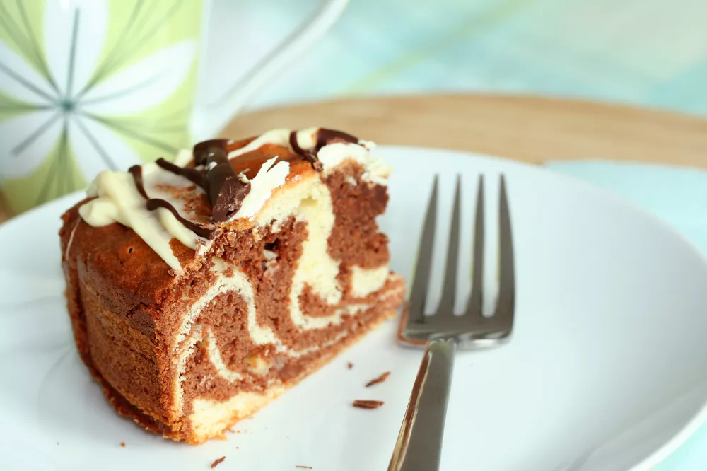 recette Marbré chocolat blanc et chocolat noir