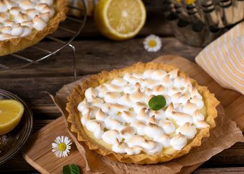 Tarte meringuée au citron