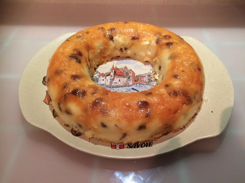 recette Gâteau de semoule rhum raisins