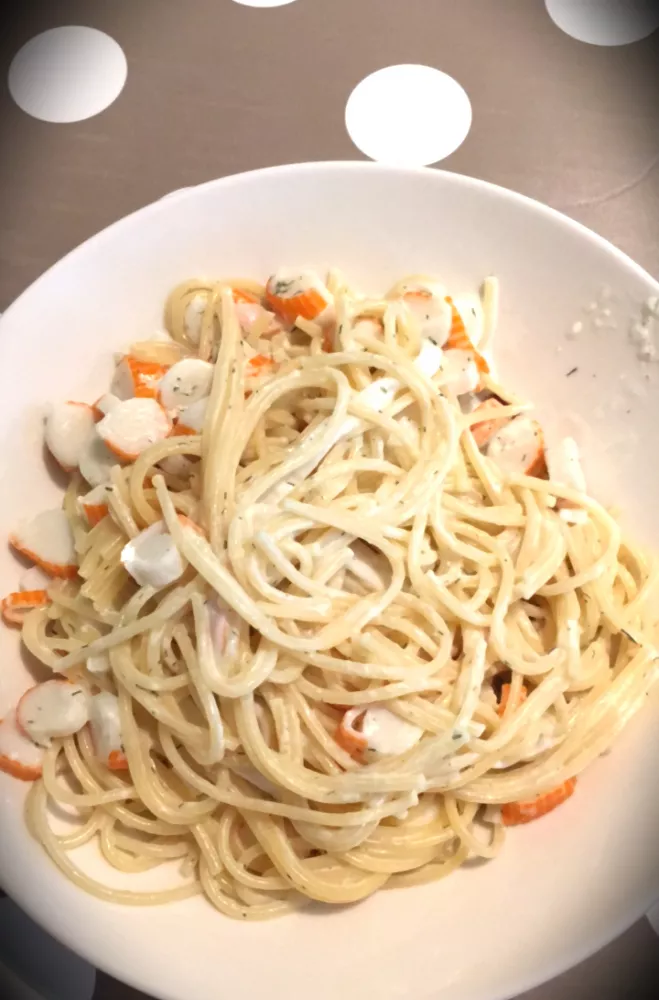 pâtes au surimi
