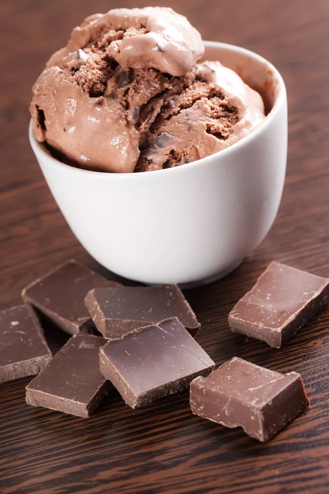 recette glace au chocolat noir